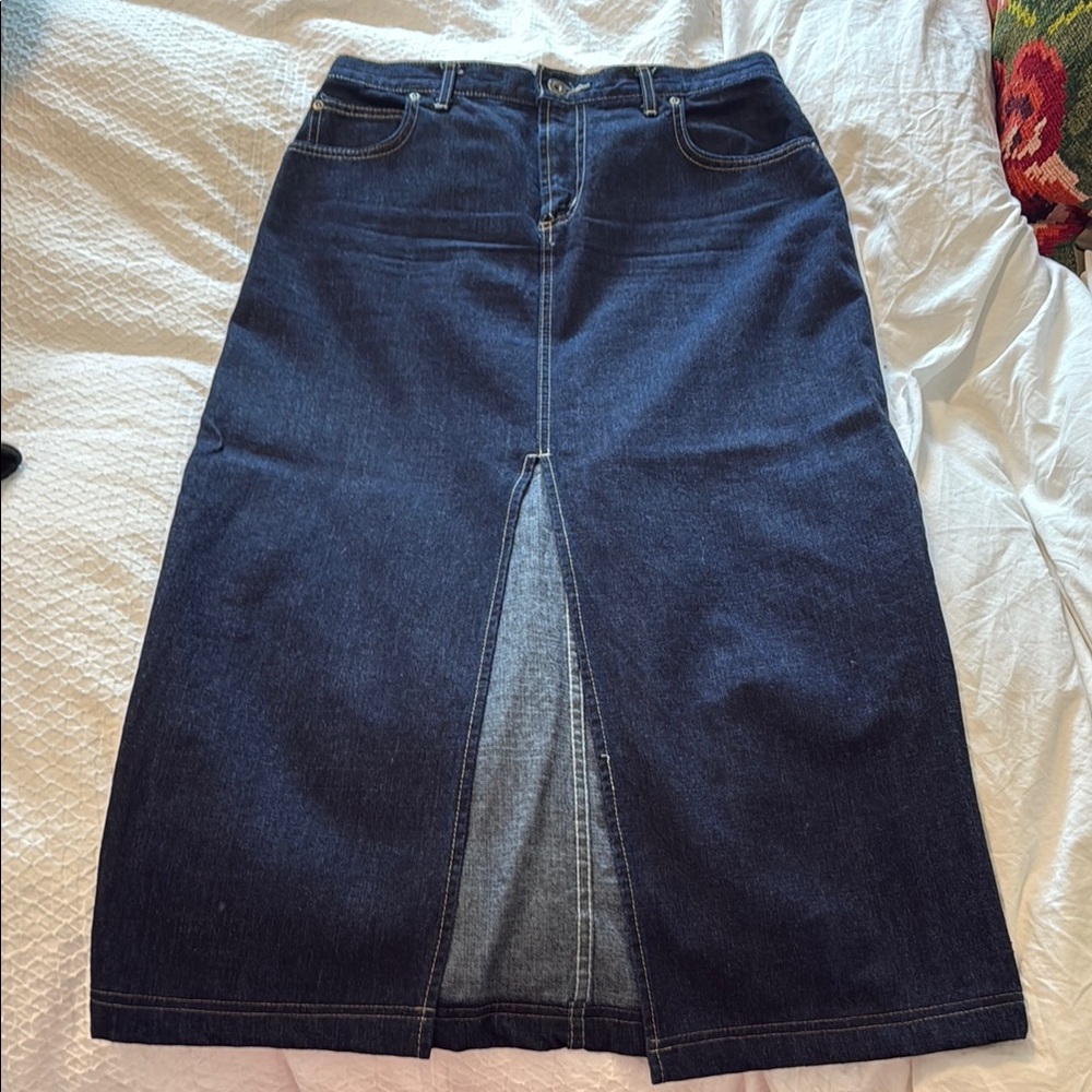 Vintage Y2K Denim Blue Skirt